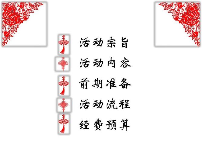 免费文档 所有分类 计划/解决方案 营销/活动策划 剪纸与中国结活动