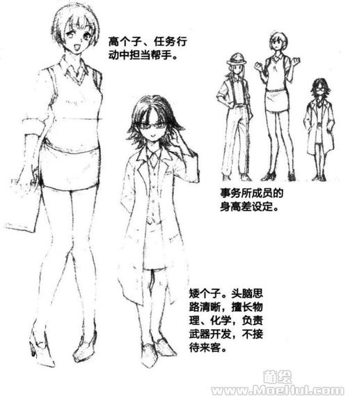 美少女角色设计21女侦探