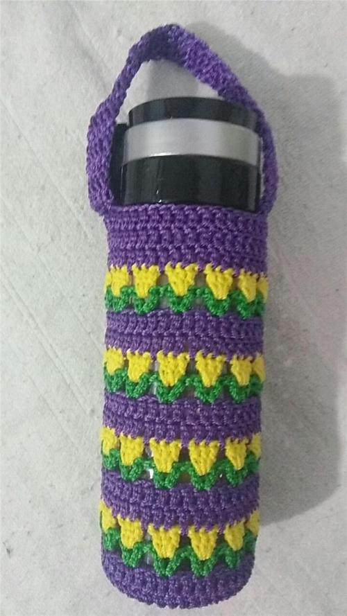 纯手工编织儿童学生杯套水壶套保护套直筒水杯套玻璃杯保护套