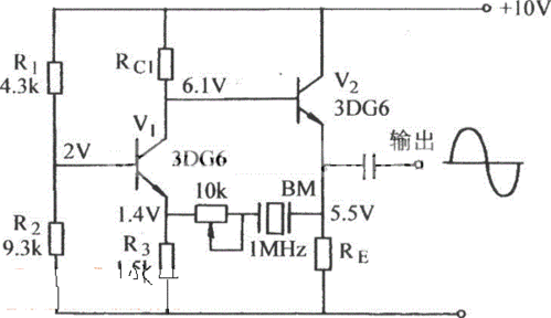 一天一个电路分析第二季--第十八弹(双管石英晶体振荡