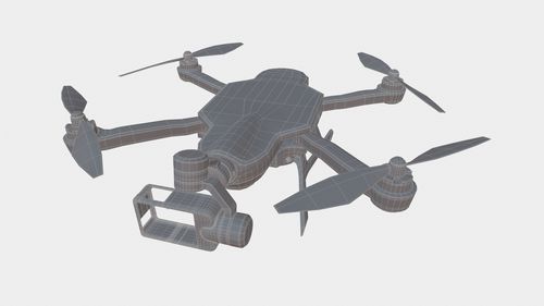 gopro karma无人机3d模型