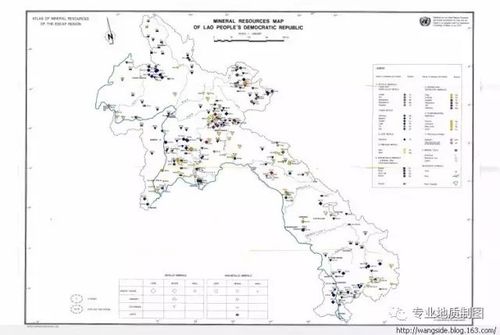 老挝矿权分布图2007