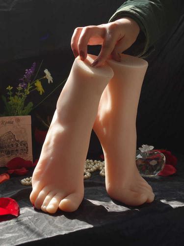 realistic female foot sock silicone girl feet mannequin foot