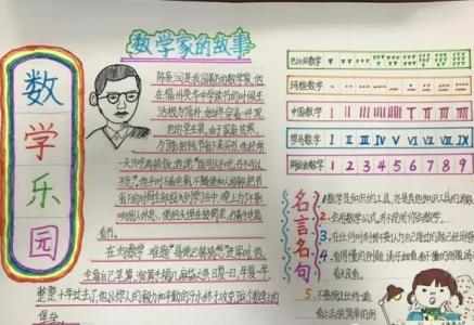 高斯数学家简介手抄报 数学家手抄报