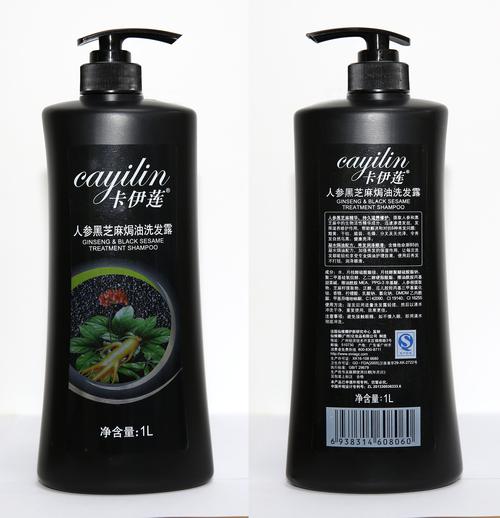 卡伊莲人参黑芝麻焗油洗发露1l大瓶装 仙维娜洗发水乌黑亮发柔顺