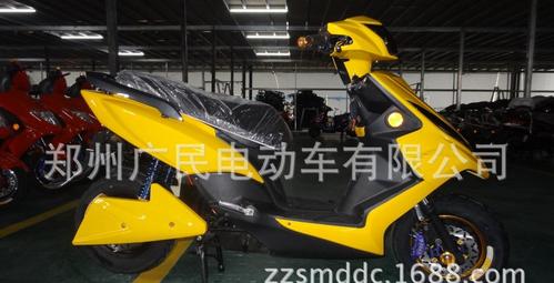 战神电动车宝石黄 72v 酷车 电摩 郑州广民 批发供应 电动自行车