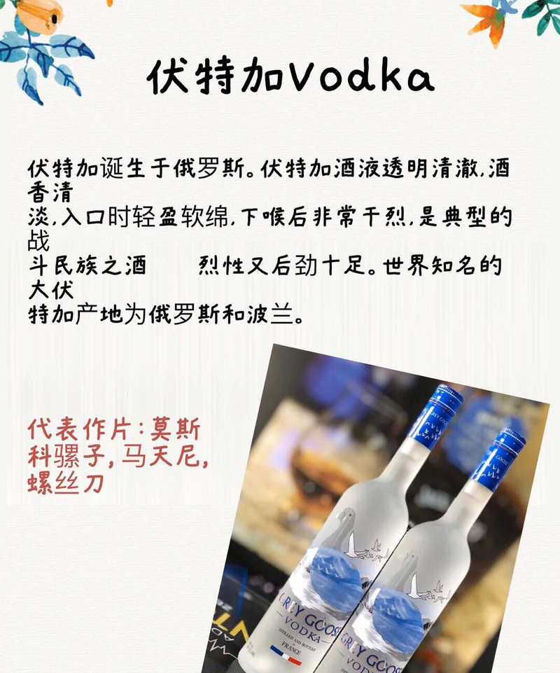 涨知识|洋酒6大基酒和最有名的8款鸡尾酒有一种文化叫做酒文化