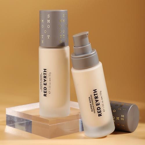 日本红地球粉底液redearth养肤女干皮控油持久遮瑕保湿无痕不脱妆