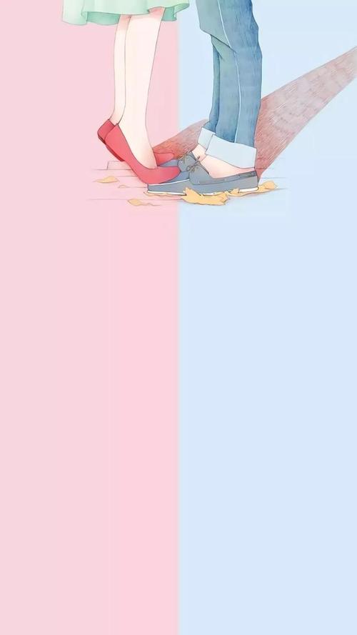 情侣聊天背景图