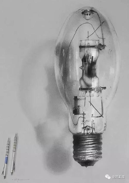 灯泡的构成 | 素描
