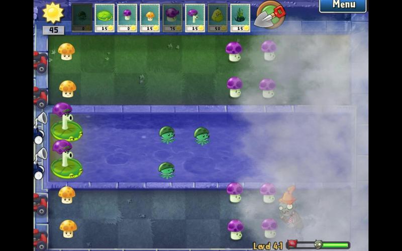 [水兵菇]回顾—植物大战僵尸 4-1~4-10