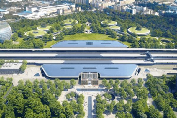 嘉兴火车站成功走红,被人们称为"最美火车站",旅游业