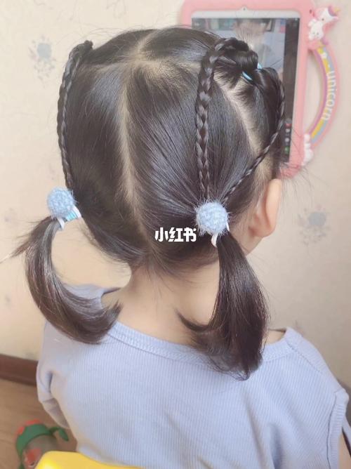 幼儿园最简单的发型 好看又好学 再也不担心上学会迟到了