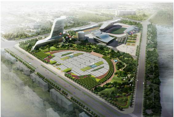 新建义马体育公园将成为义马市的"城市会客厅"