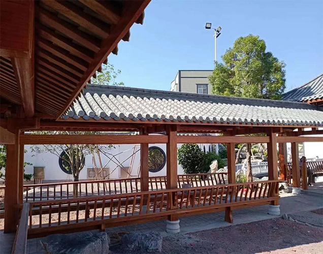 仿古长廊 良生缘古建厂家 仿古长廊造价