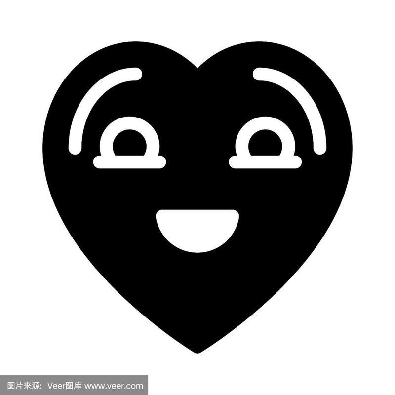 可爱的,红色,闪亮的,符号,面膜