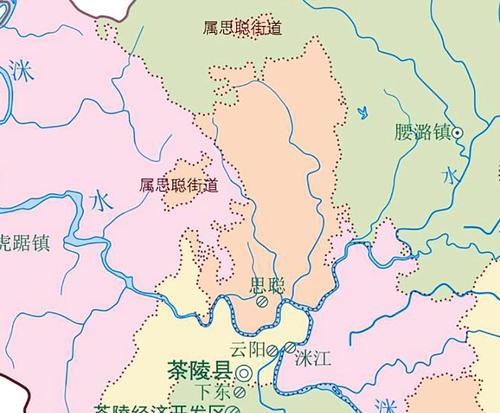 湖南茶陵县曾经一个乡地处县城北部后来直接撤乡设街道