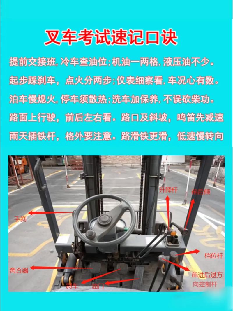 质监局特种工.叉车考试速记口诀