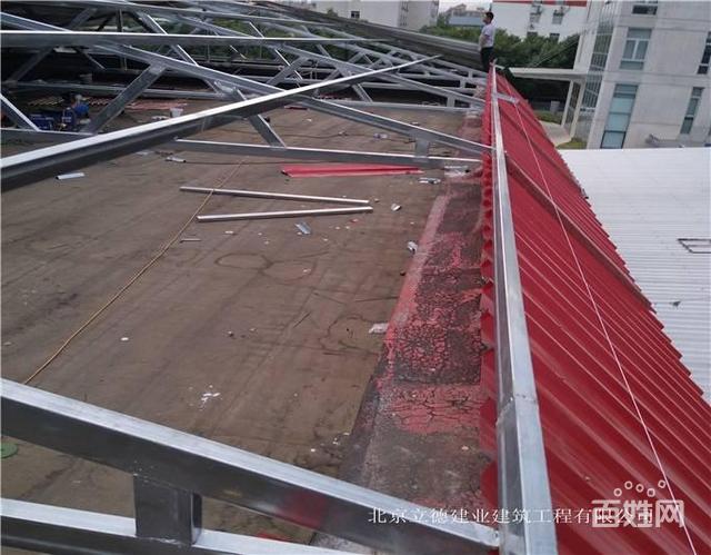 顺义区平房加盖彩钢顶施工彩钢房设计安装