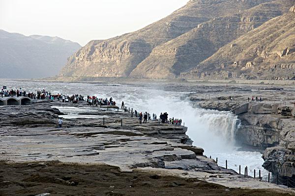 壶口瀑布_壶口瀑布图片_全景旅游