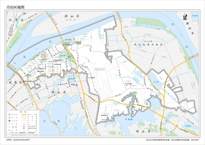 9.2021年洪山区地图