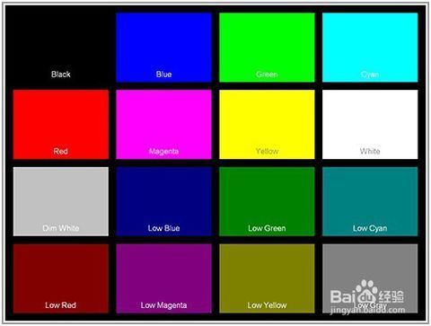 6  附送一张标准色块图.
