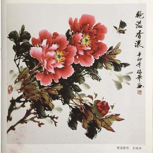 国色天香 华夏春晖——王绍华,胡益通先生画的牡丹太美了!