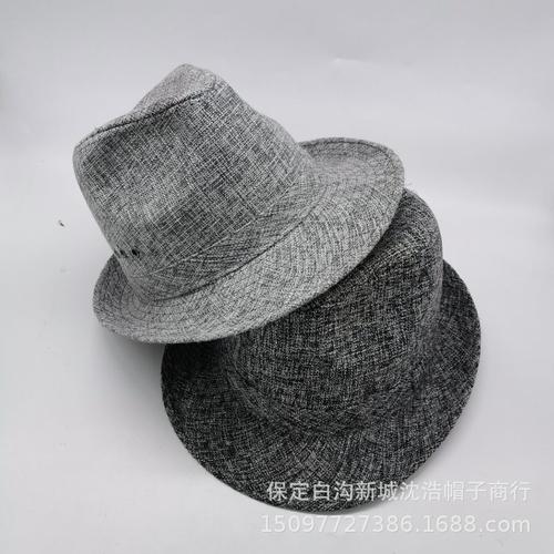 男士礼帽春秋新款复古英伦帽爵士帽绅士帽休闲气孔礼帽男士遮阳帽