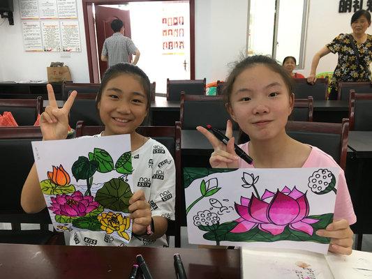 康华苑社区开展廉洁主题绘画活动