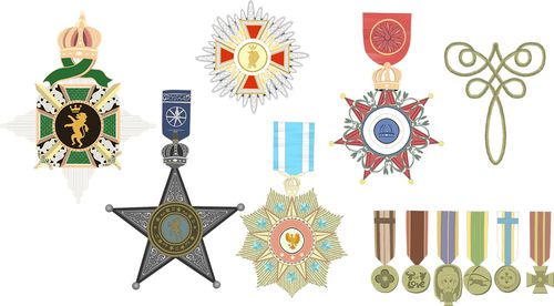 徽章图标的绘画设计