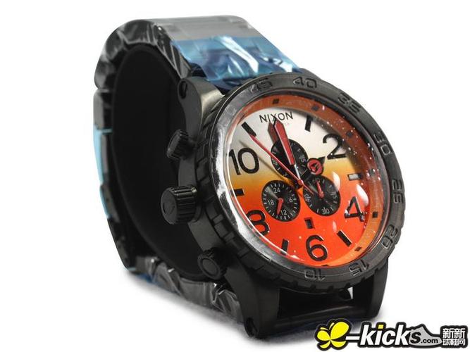 nixon the 51-30 chrono 极限手表 黑橙科幻 特价