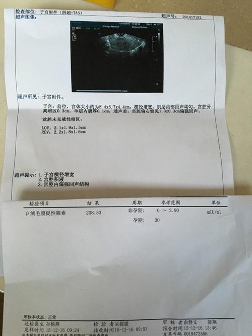 清宫后九天复查,这算是没清干净么?