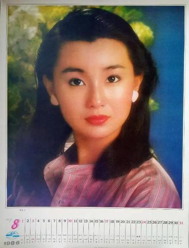 原创80年代港台女明星挂历,翁美玲让人可惜,张曼玉钟楚红倾国倾城