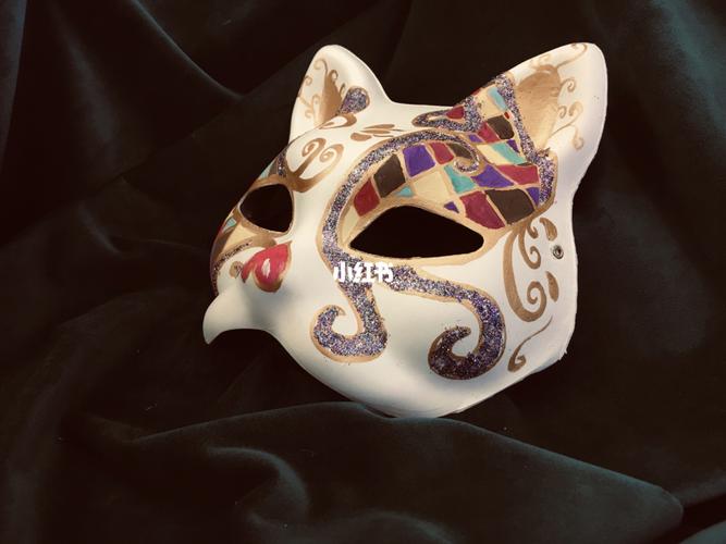 手绘面具_面具_手绘_文化_绘画