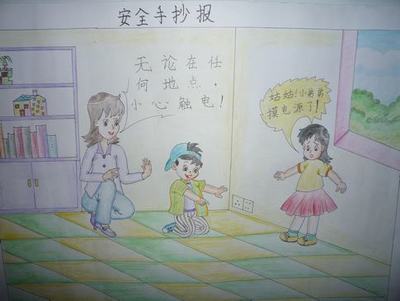 儿童画文明校园手抄报 文明校园手抄报