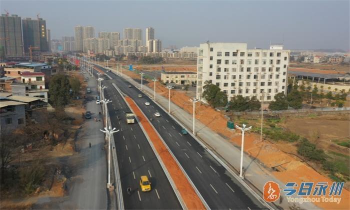 道县营阳大道试通车 再增一条交通大动脉