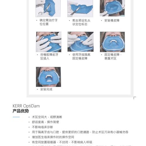 kerr optidam 橡皮障(后牙套装)