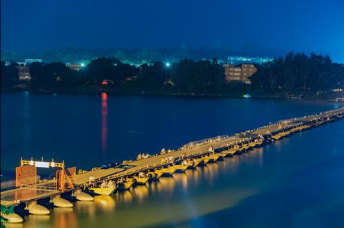 踏上800年历史的古浮桥,领略一番城堞桥浮的滋味——赣州古浮桥