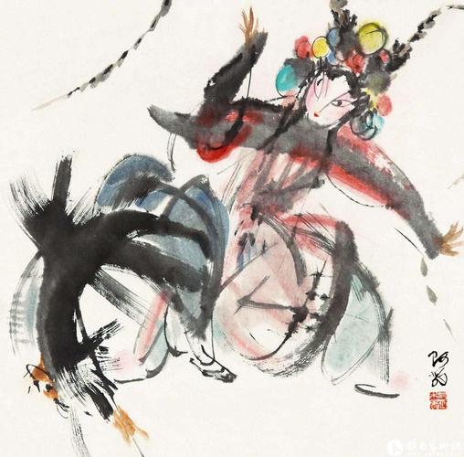 挡马^_^dang ma_《中国风---周根宝戏曲人物作品集》