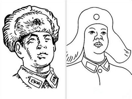 信念坚定简笔画