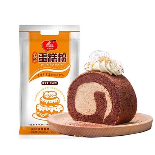 华瑞低筋面粉烘培2.5kg蛋糕粉小麦粉低筋粉糕点粉包邮原料5斤面粉