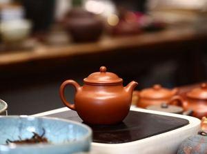 追远堂紫砂茶器 全手工朱泥秋水壶 经典之作国家级助理工艺美术师
