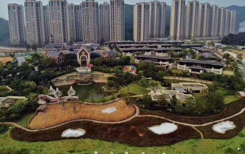 金地香山湖动态:;小区环境,跟沙盘-广州安居客