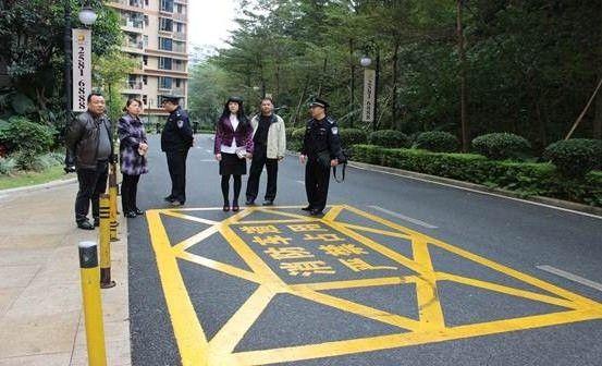 龙华道路划线|消防通道划线|消防热熔字|优质施工团队