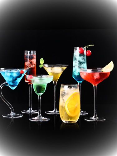 鸡尾酒杯创意香槟个性套装马天尼杯吸血s鬼酒吧杯子网红酒杯高脚