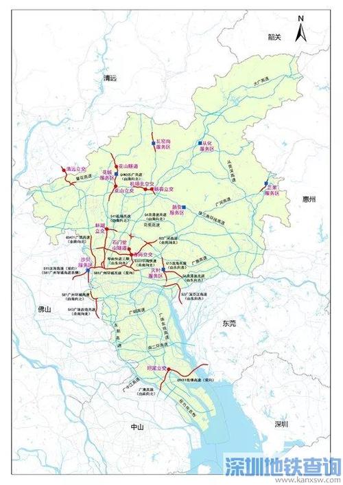 广州2021春节高速拥堵高峰时间段 拥堵路段 绕行线路推荐