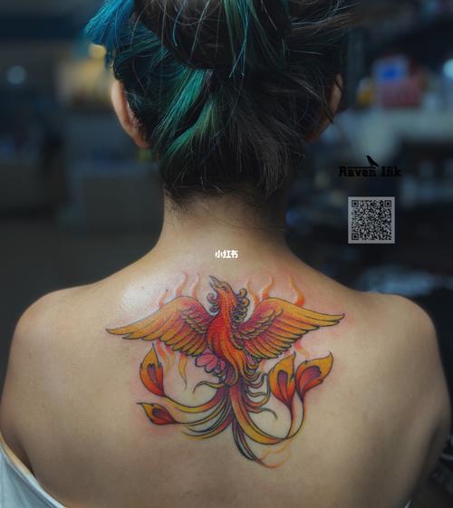 涅槃重生 凤凰小图纹身_纹身_卡通_纹身也清新_美妆