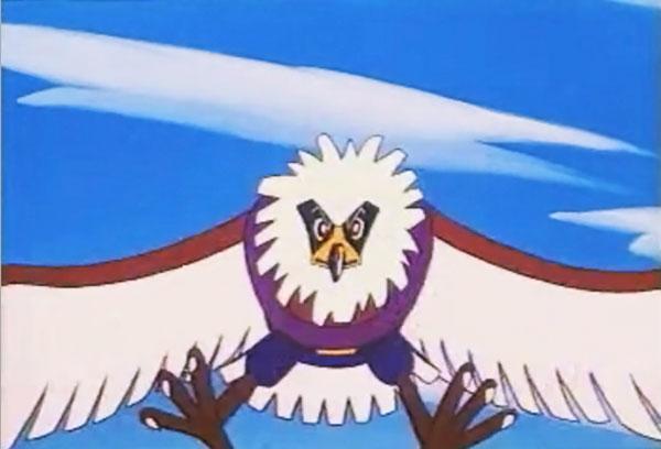 有很多暴露年龄的评论,说了它的另一个名字,《黑猫警长》里的食猴鹰.