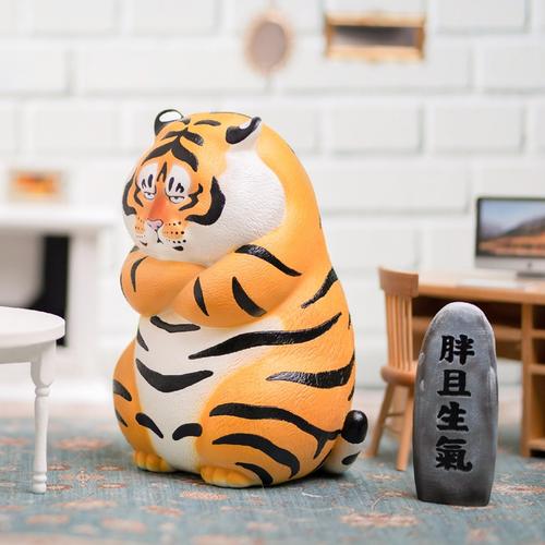 偷玩不二二马大叔胖虎胖且生气手办玩具卡通潮玩盲盒