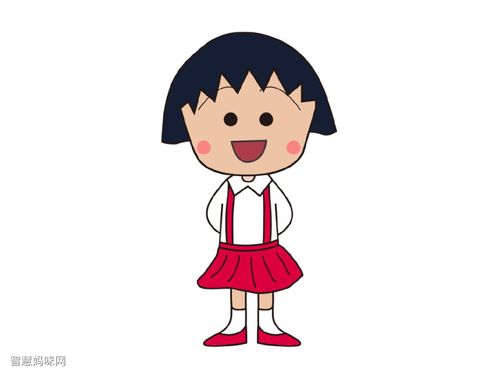 樱桃小丸子简笔画教程